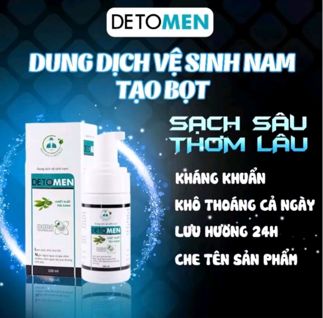 Dung dịch vệ sinh nam detomen lọ 50ml