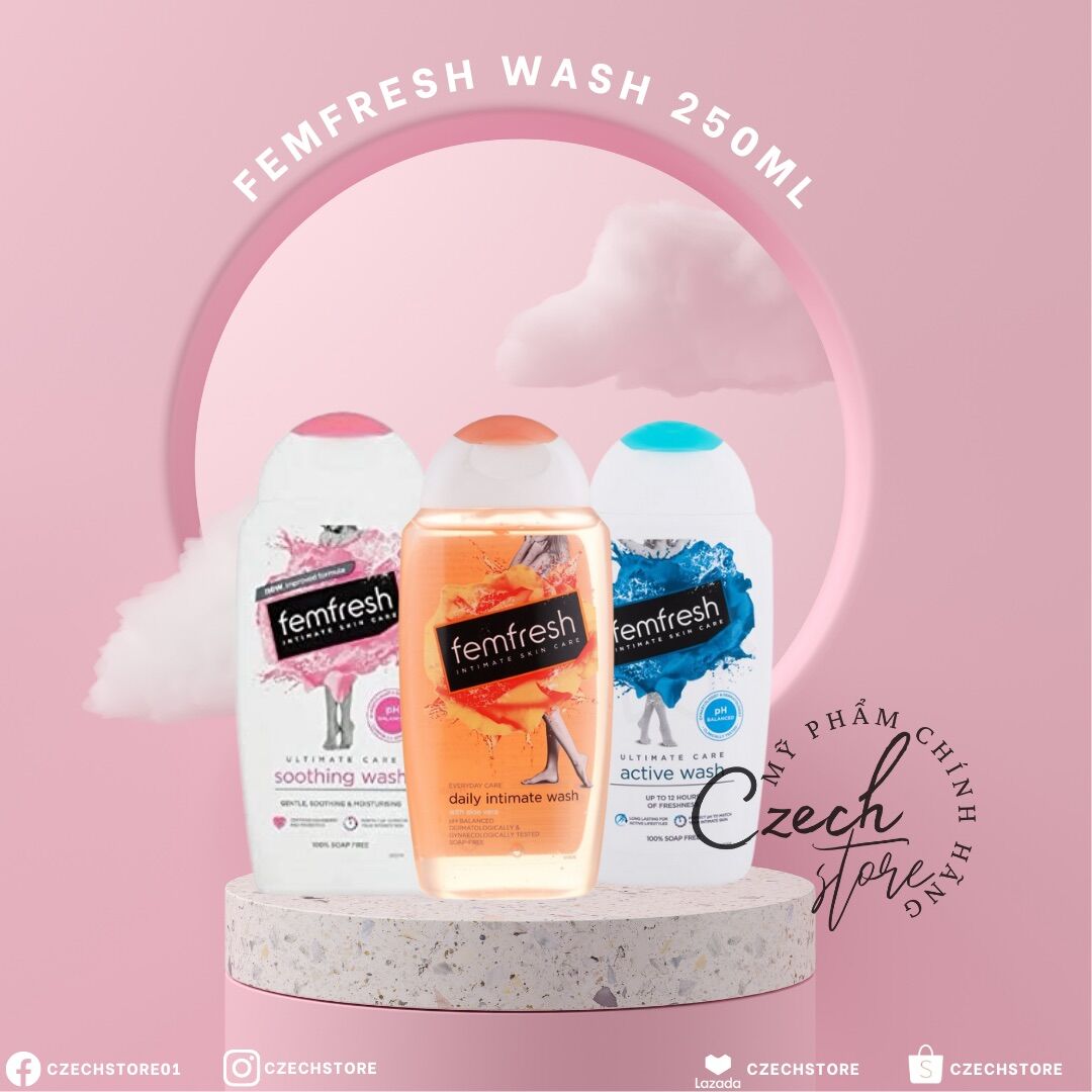 Dung dịch vệ sinh phụ nữ Femfresh wash 250ml