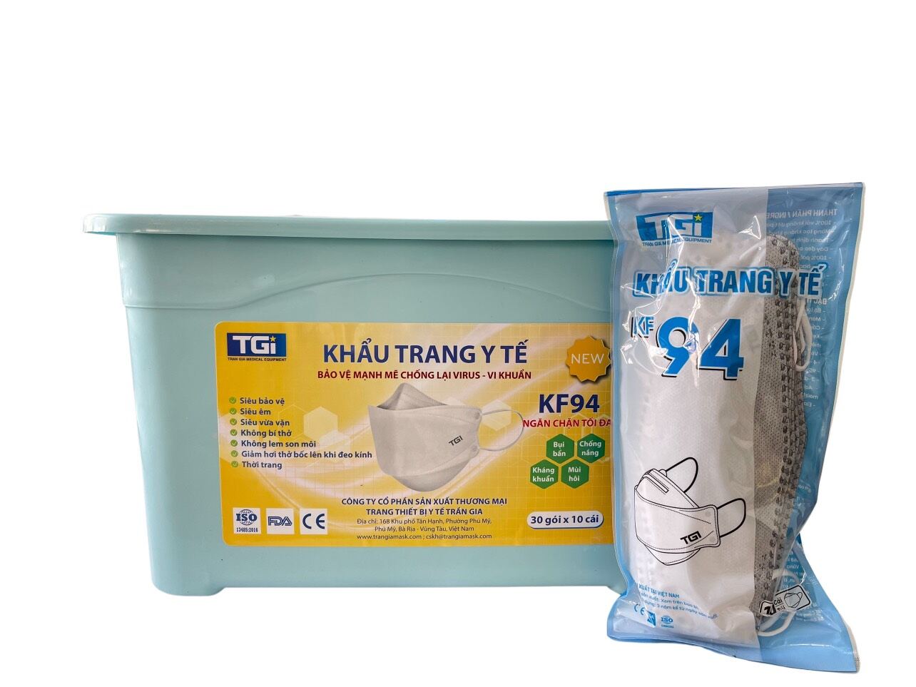 Thùng (300 cái) khẩu trang KF94