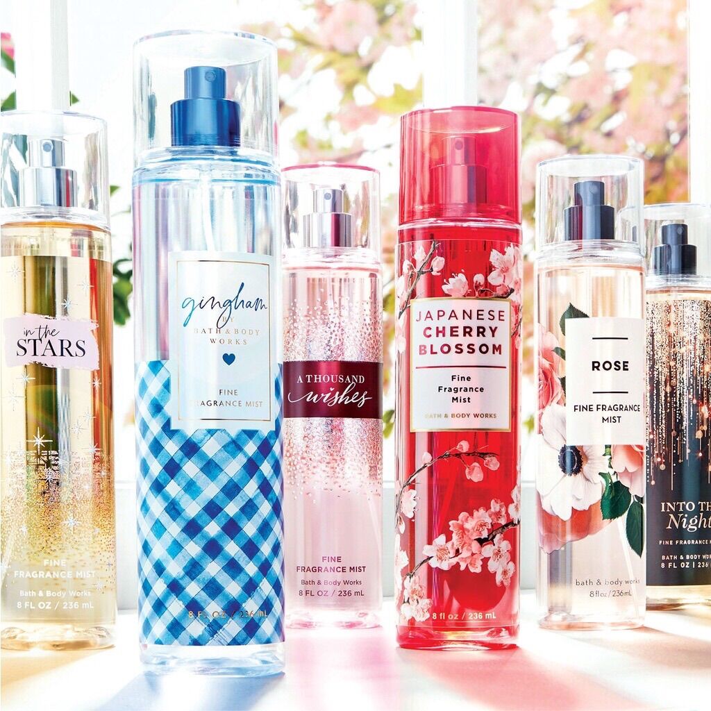 Xịt thơm toàn thân bodymist Bath & Body Works, body mist chai chiết đủ mùi