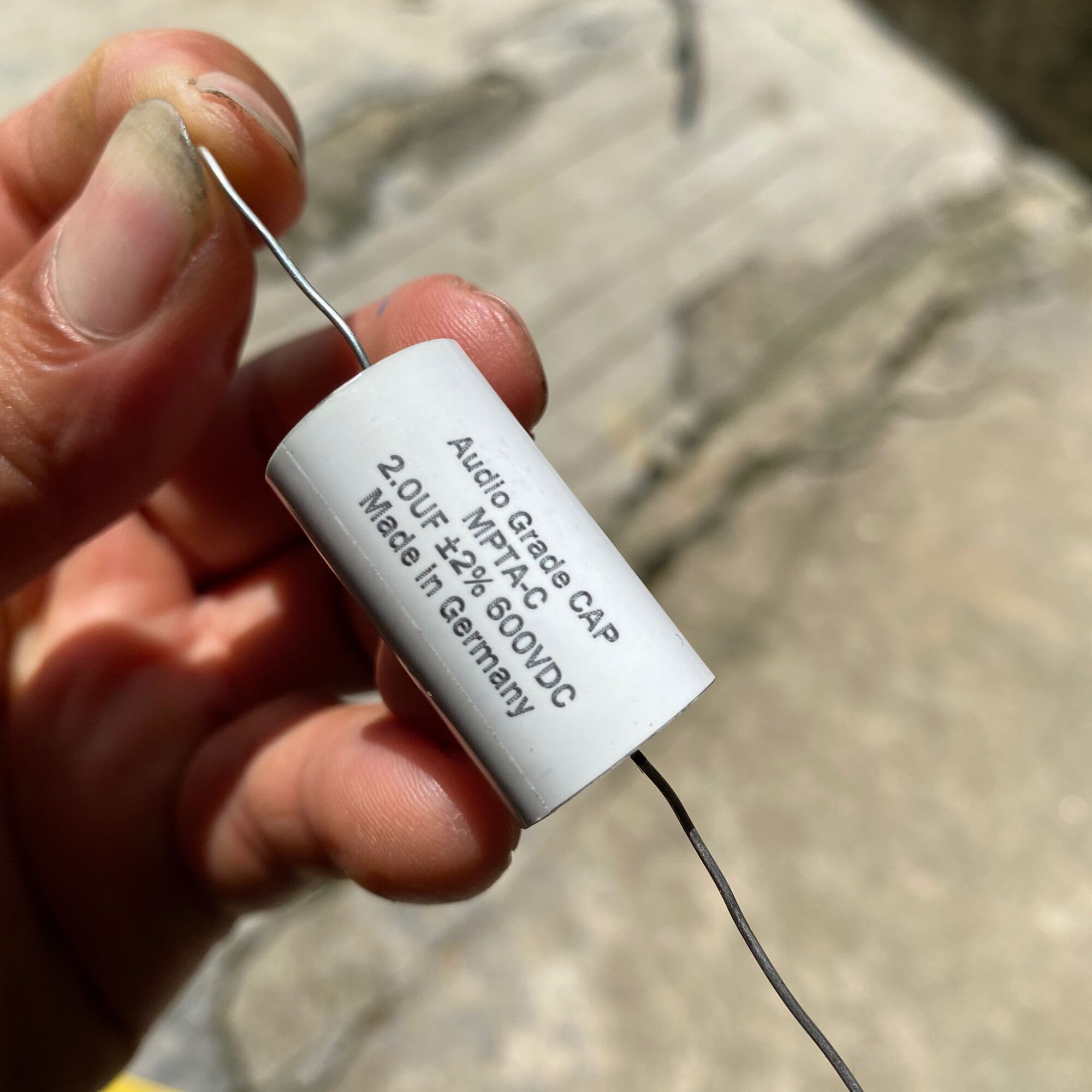 Tụ loa treble 2.0uf Audio Grade Cap 600vdc