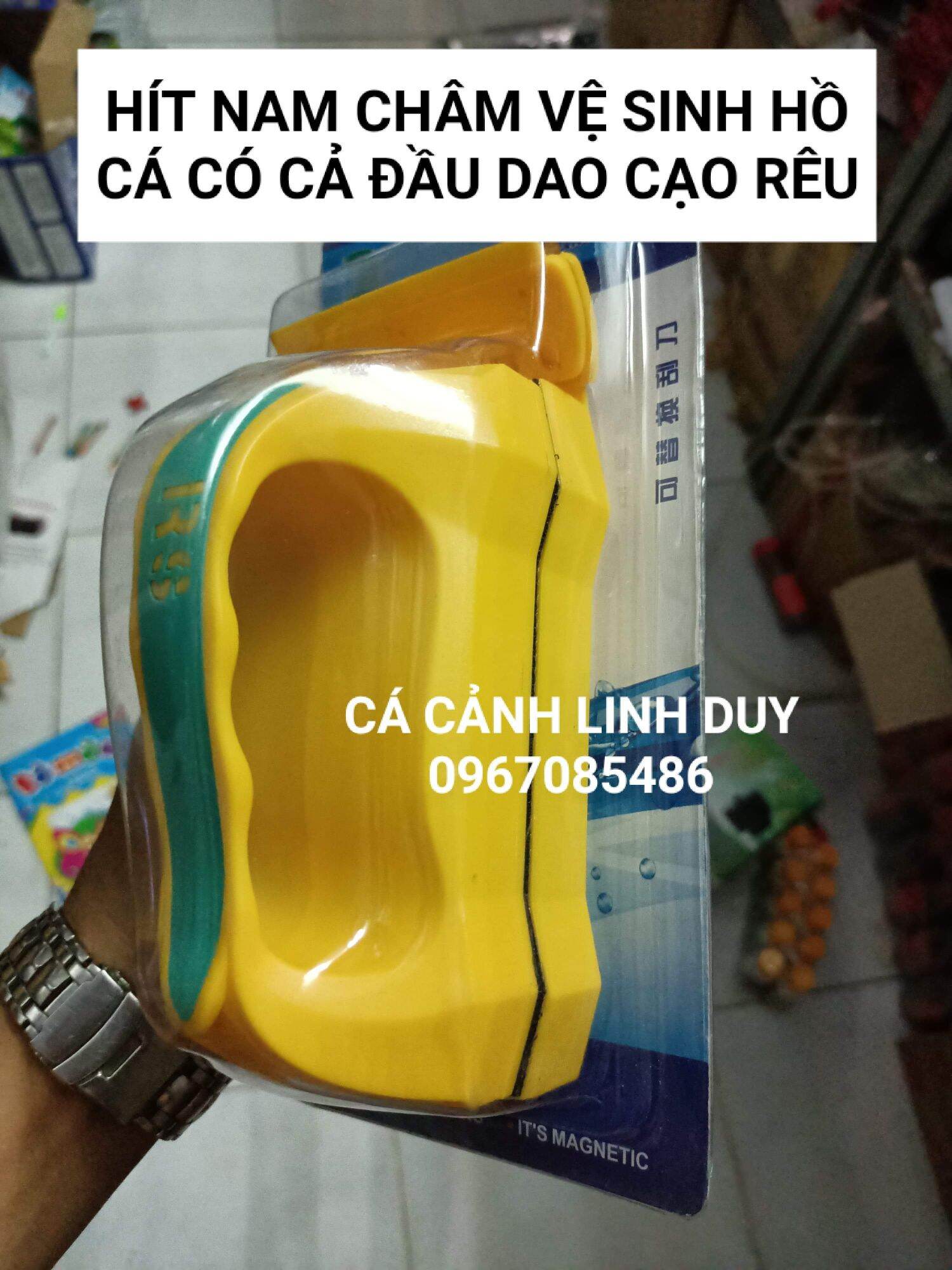 Hít chà nam châm cao cấp có dao cạo