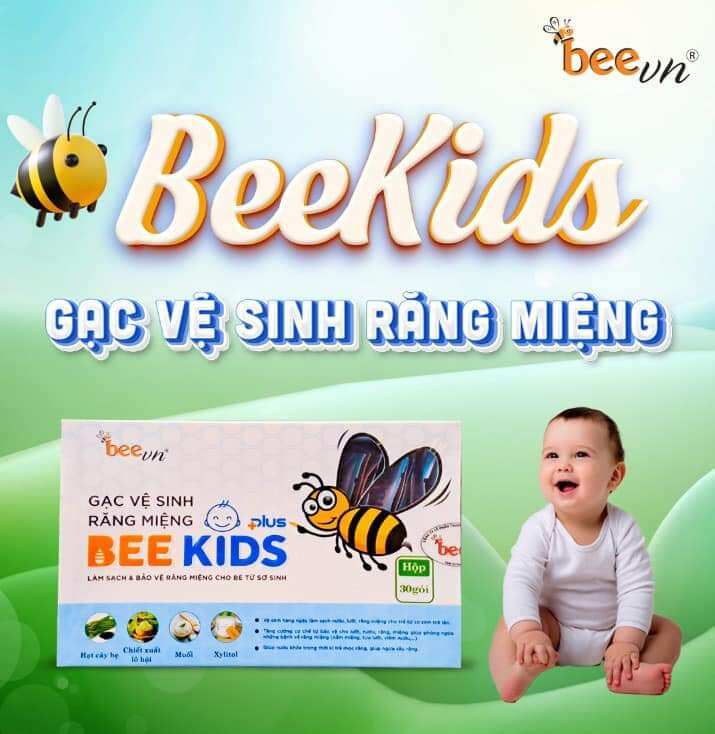 Gạc rơ lưỡi bee kids