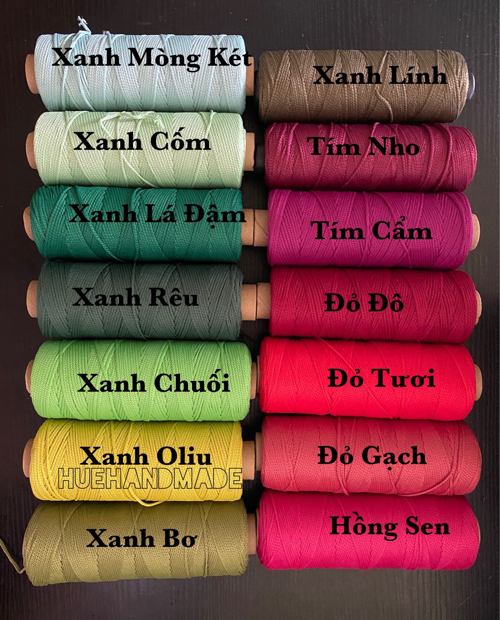 Sợi Dệt - Sợi Dệt Cotton - Bảng 1