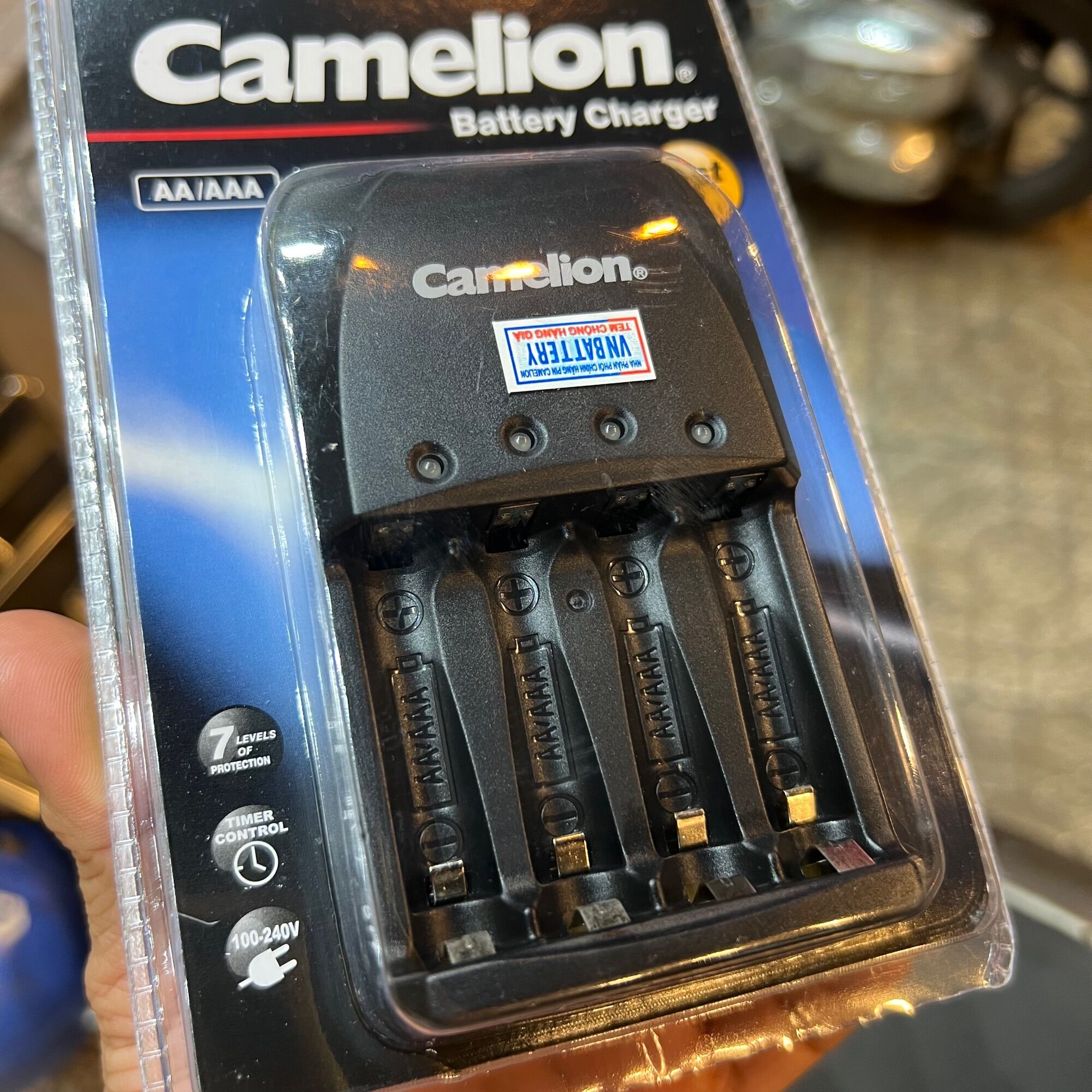 Bộ sạc pin camelion bc-0905a sạc nhanh - tievn