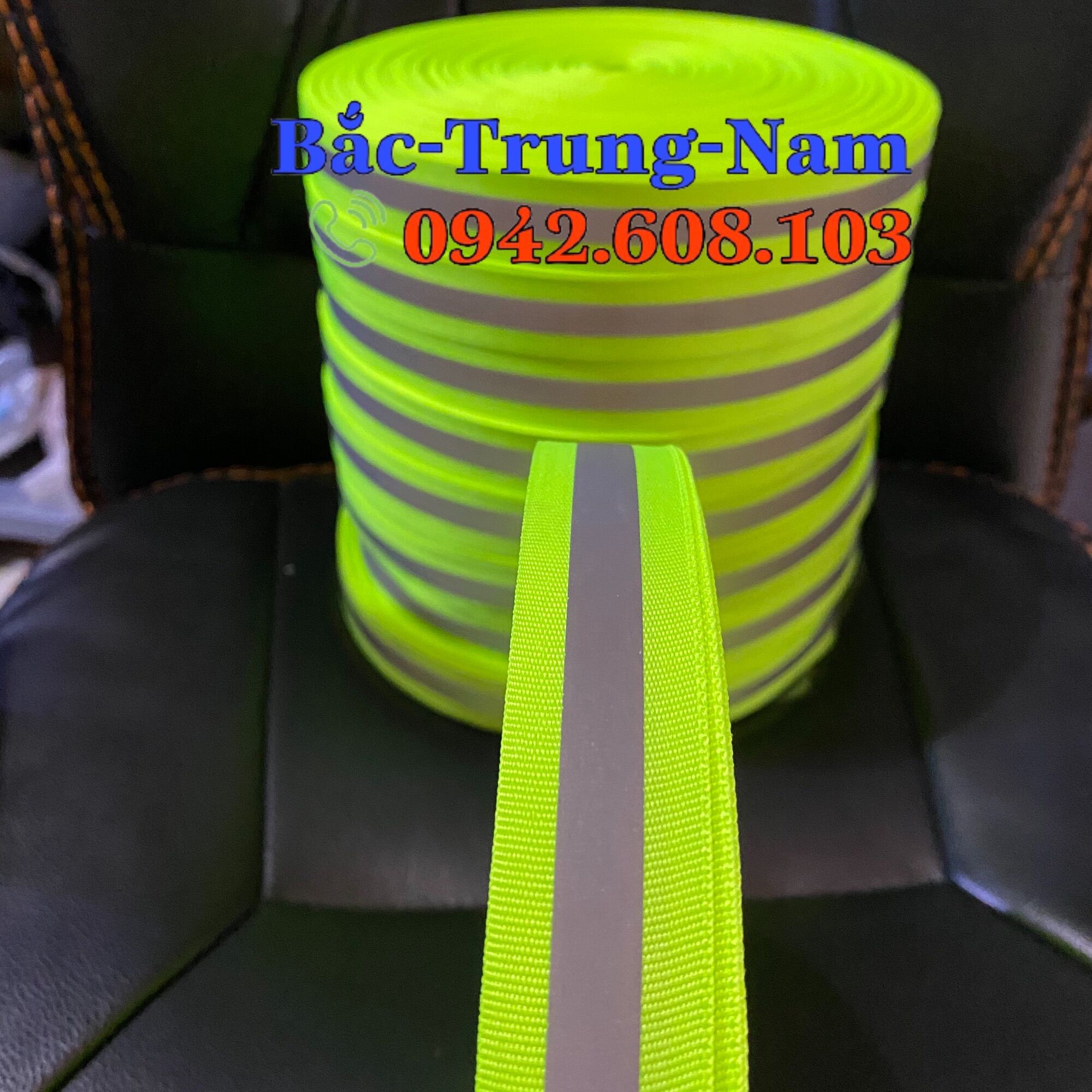 Cuộn phản quang vải bản 5cm dài 100m