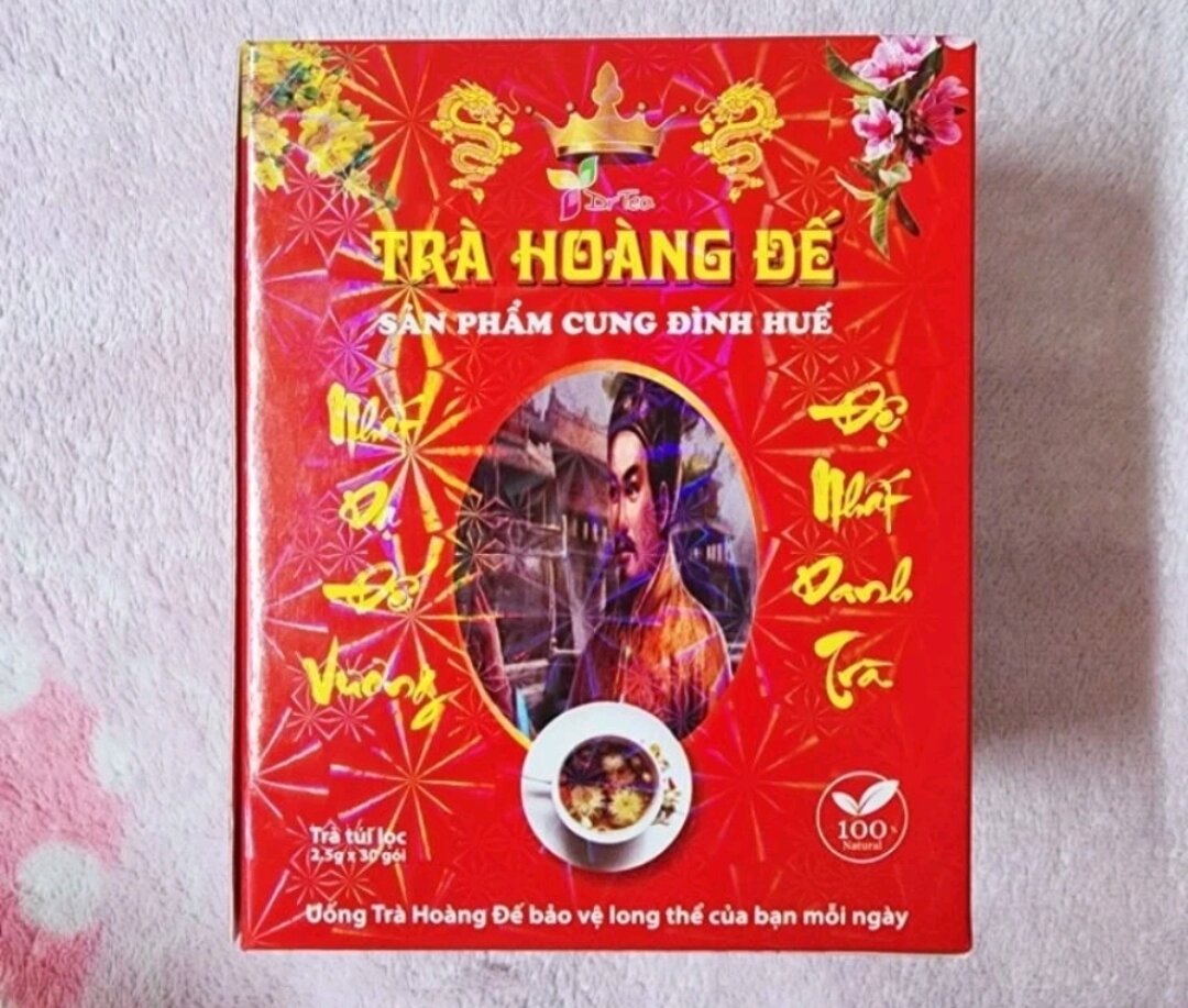 TRÀ HOÀNG ĐẾ TÚI LỌC HỘP 30 GÓI