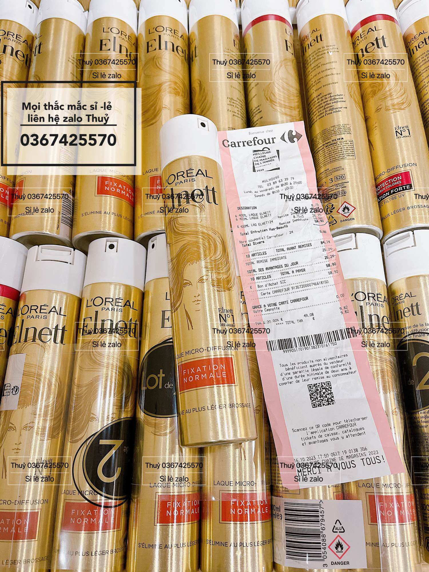 Xịt dưỡng giữ nếp tóc L’oreal Elnett