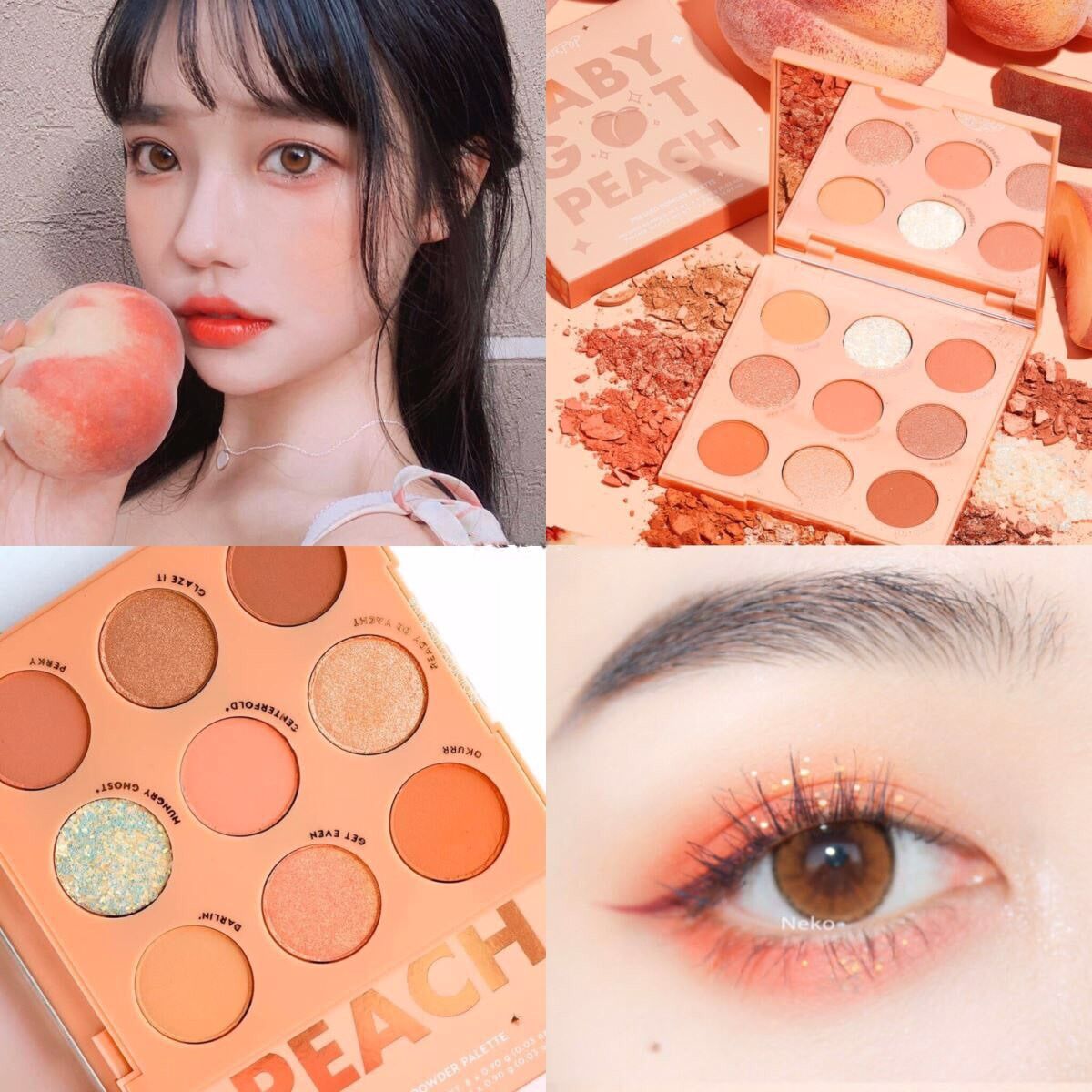 Bảng Mắt ColourPop Baby Got Peach Eye Palette