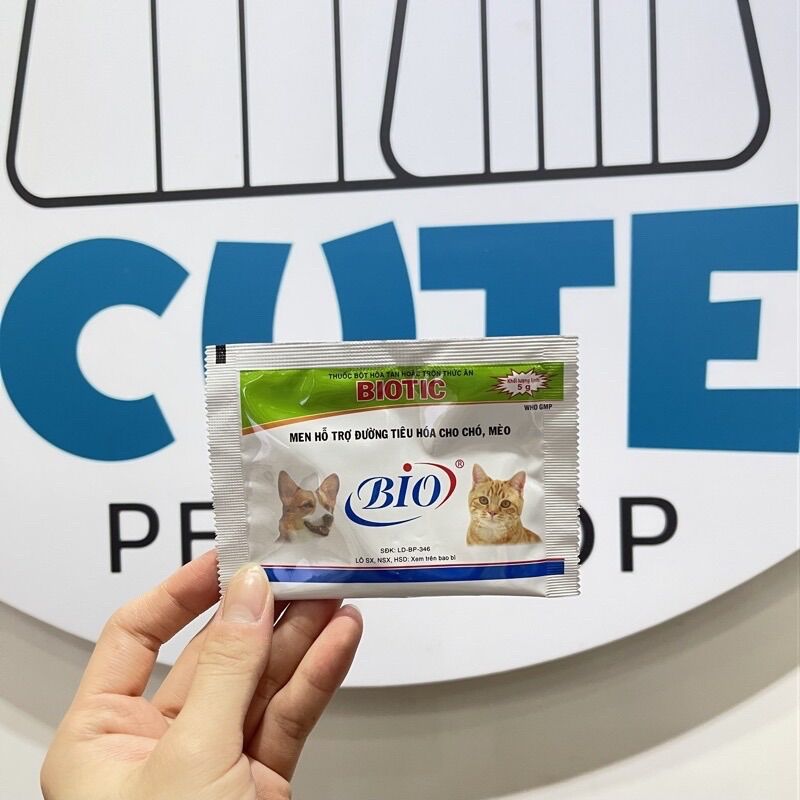 Men tiêu hóa cho chó mèo biotic