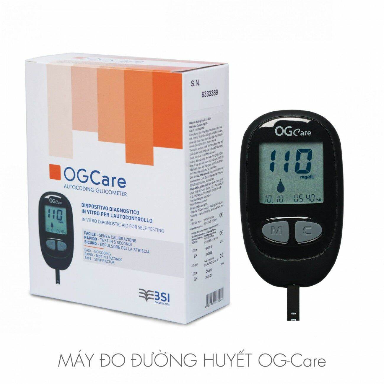 [HCM]QUE THỬ ĐƯỜNG HUYẾT OGCARE