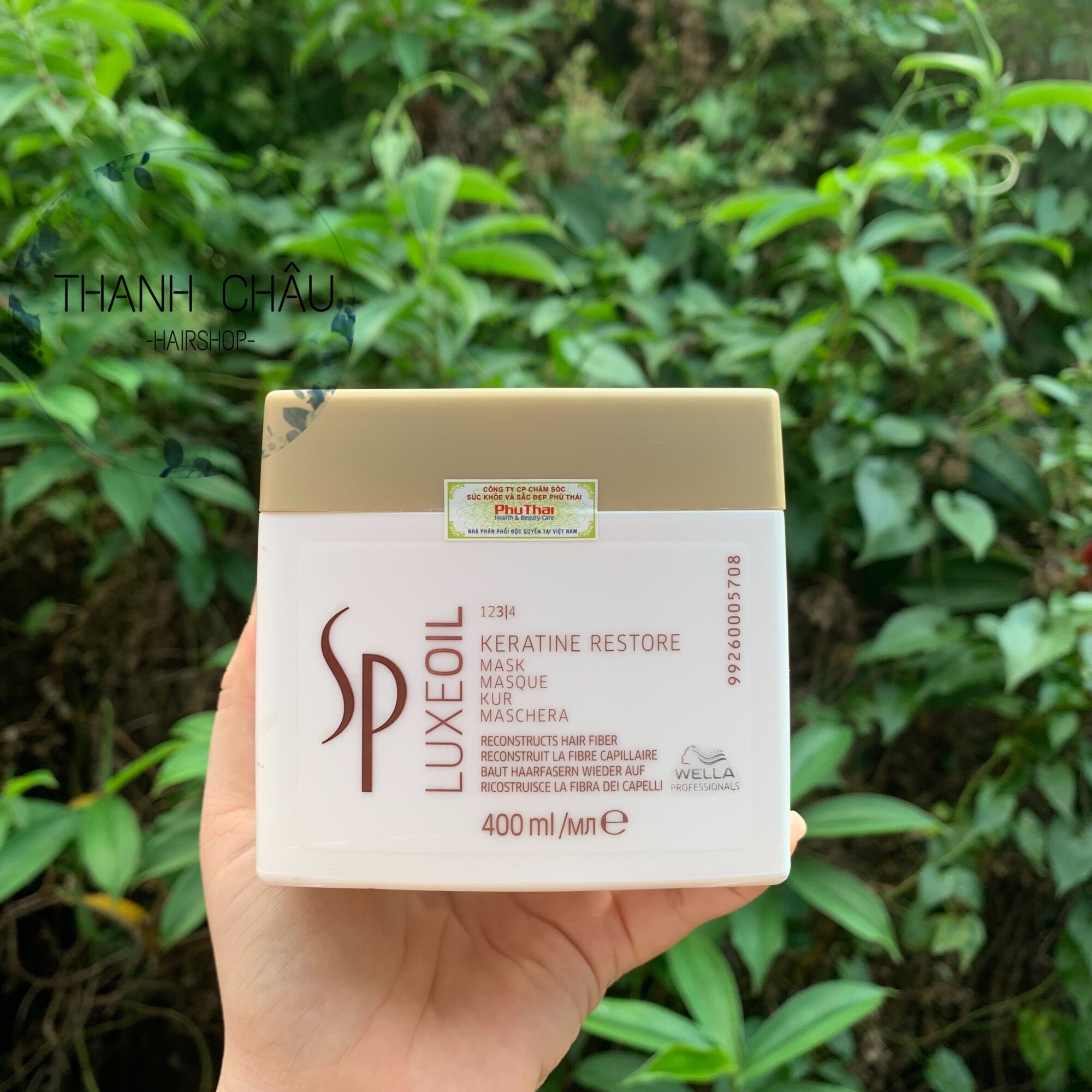 Hấp dầu phục hồi tóc hư tổn luxe oil karatin restore mak wella 400ml