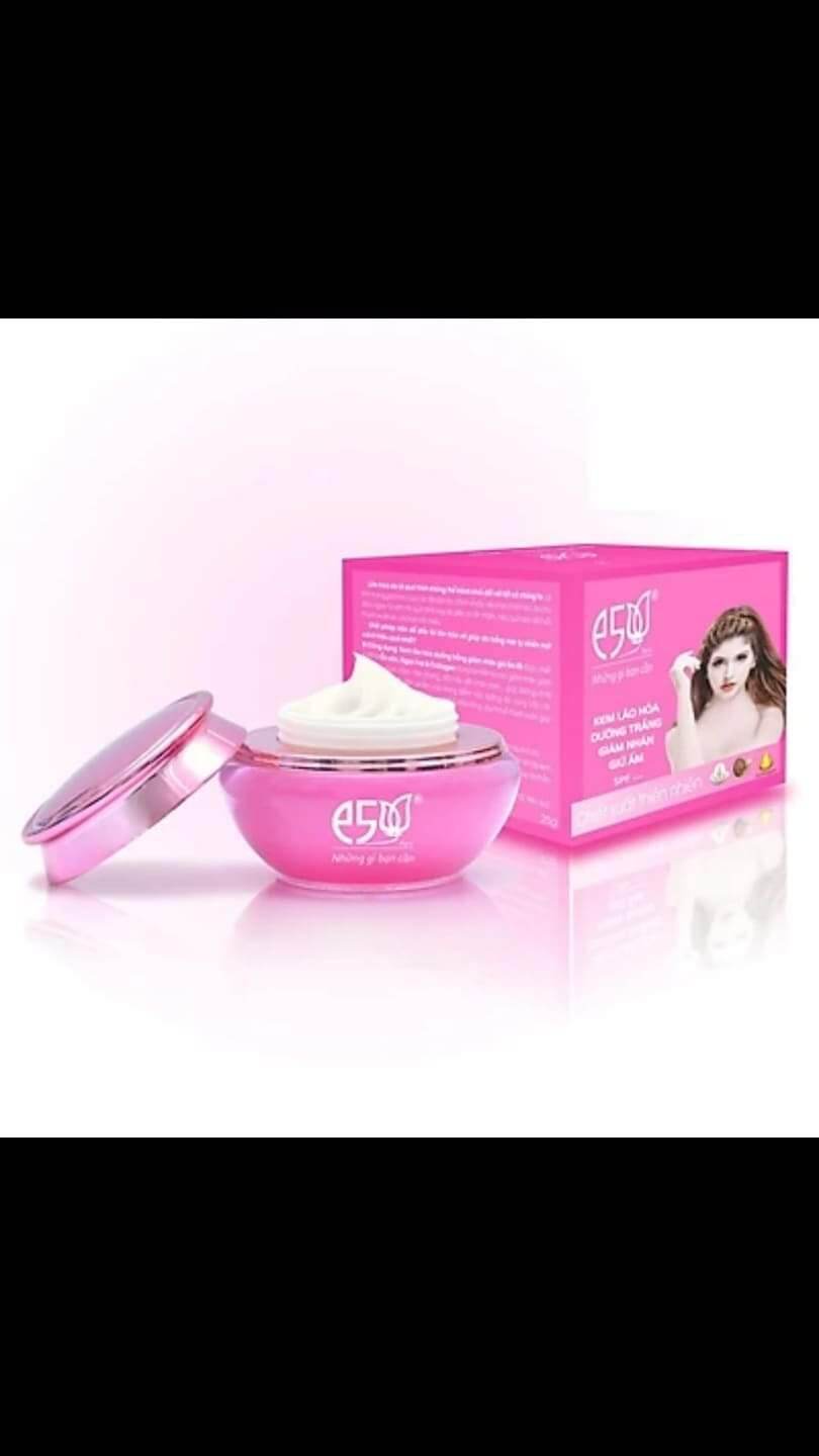 Kem E5 lão hóa trắng da giảm nhăn giữ ẩm 30g