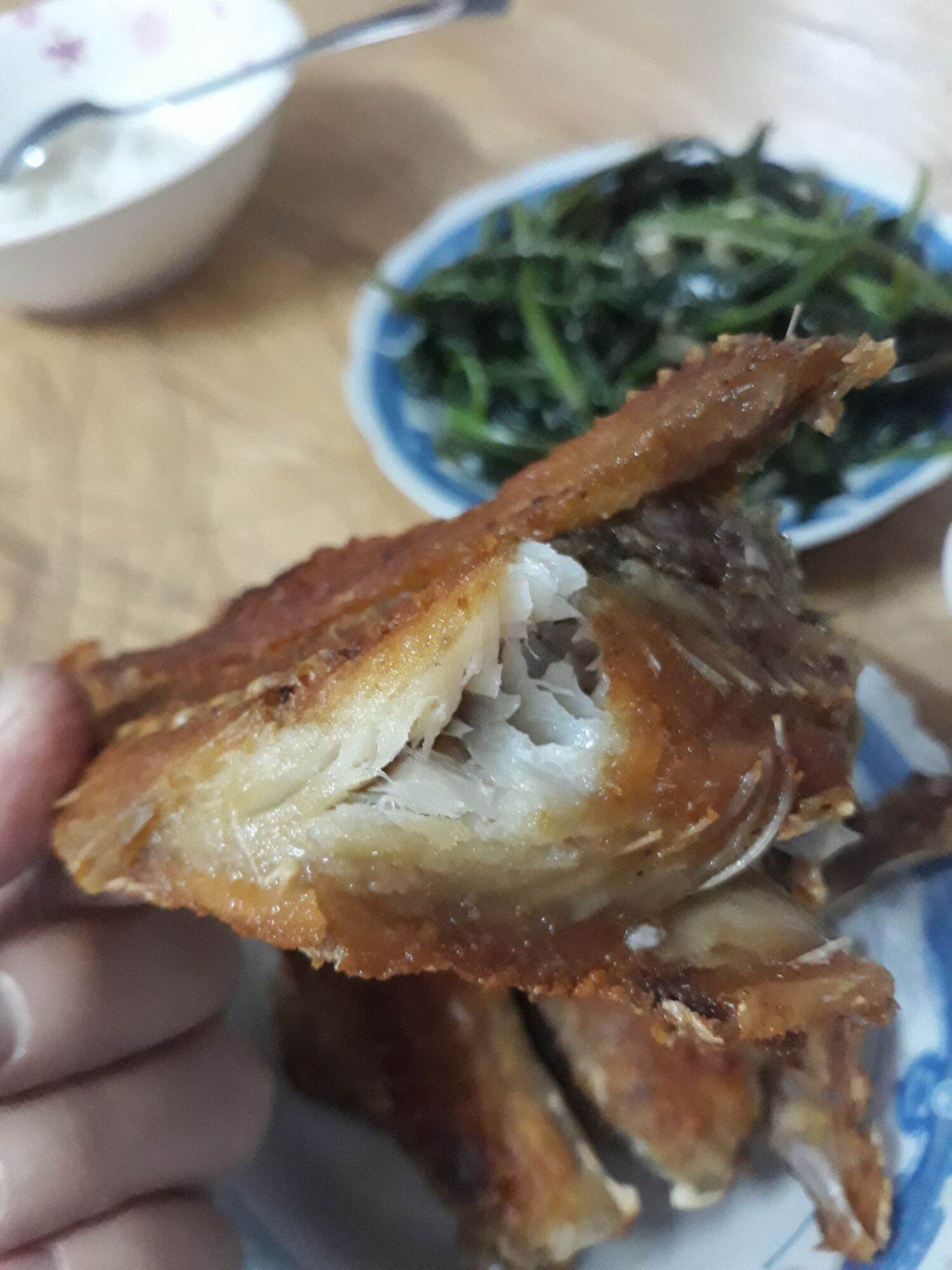 500gr cá đù khô xẻ làm cơm chiên cá mặn.