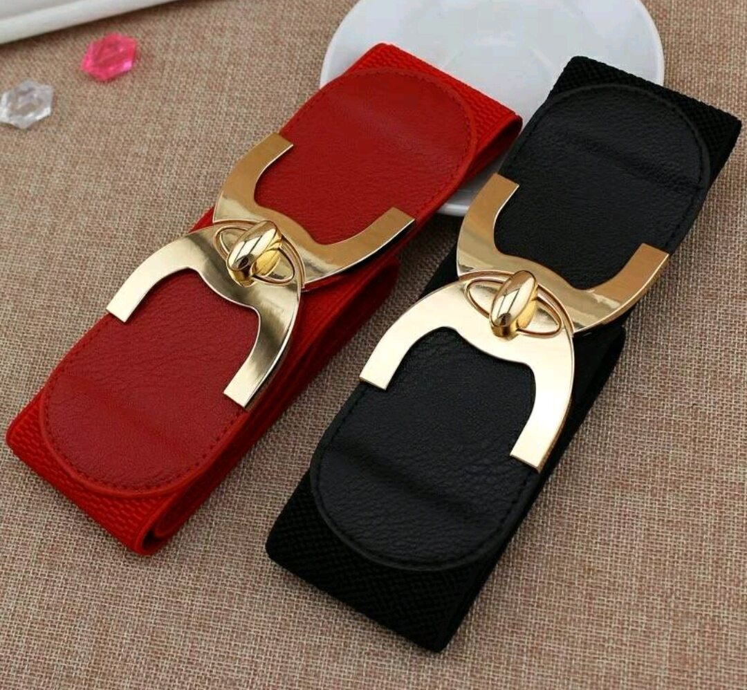 Thắt lưng nữ dây nịt đai váy nịt bụng bản to 6cm