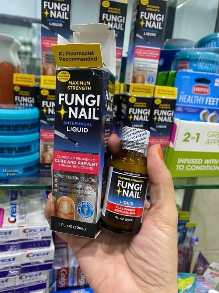 Gel hạn chế nấm móng fungi nail 30ml - hàng xách tay siêu thị cotco mỹ