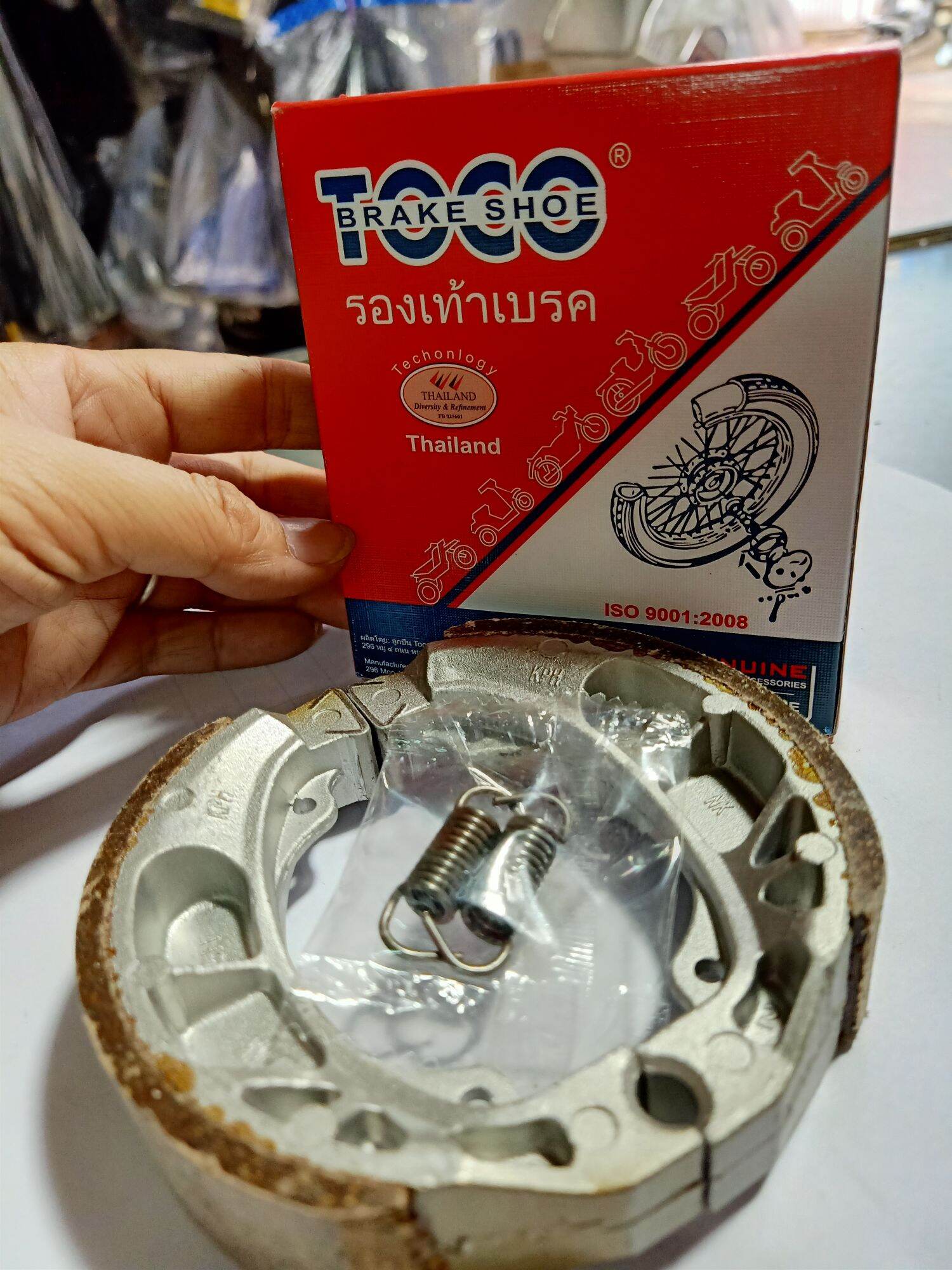 Bố thắng đùm toco thailan. cho xe dr, wave, rs, ws110, future, future 125
