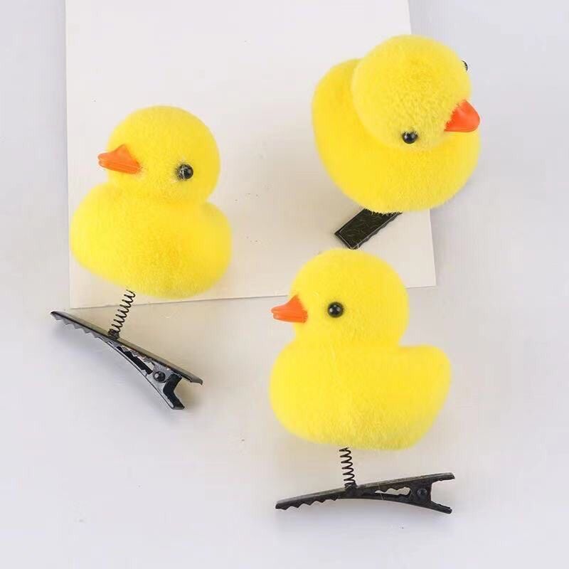 Kẹp tóc mái hình con vịt siêu dễ thương