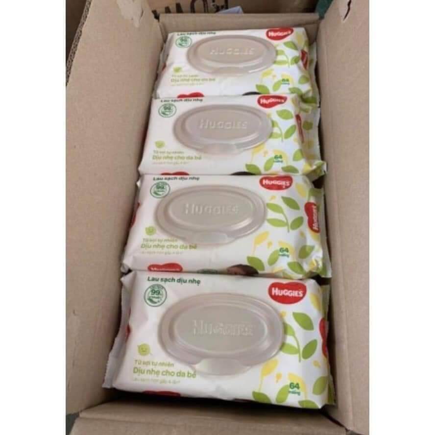 COMBO 2GÓI Khăn ướt Huggies (gói 64tờ)
