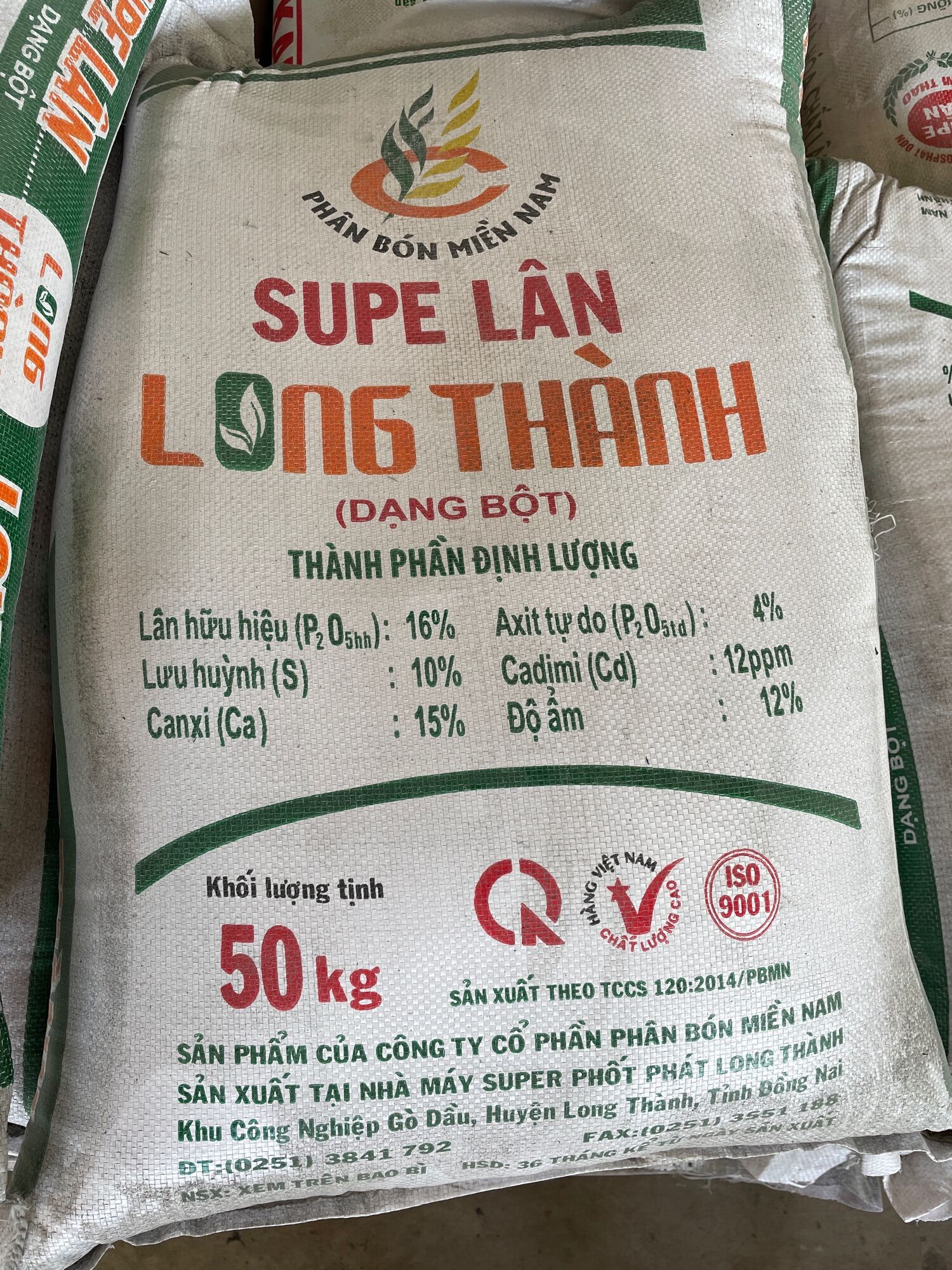 Phân bón ra rể lân long thành 1 ký lẻ