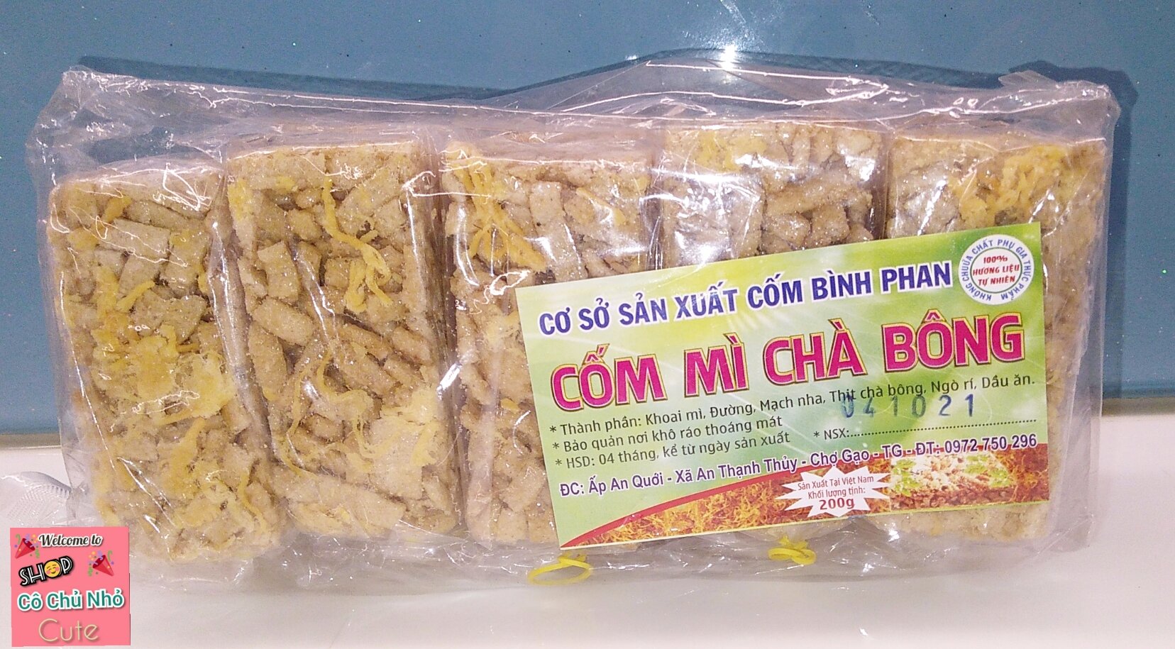 Cốm mì chà bông Bình Phan 200g