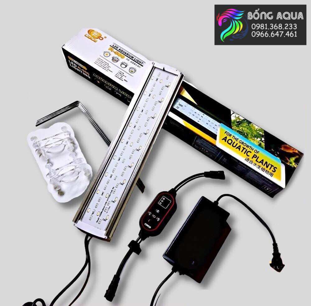 Đèn led thủy sinh coco wrgb đánh màu cây cá cực đẹp