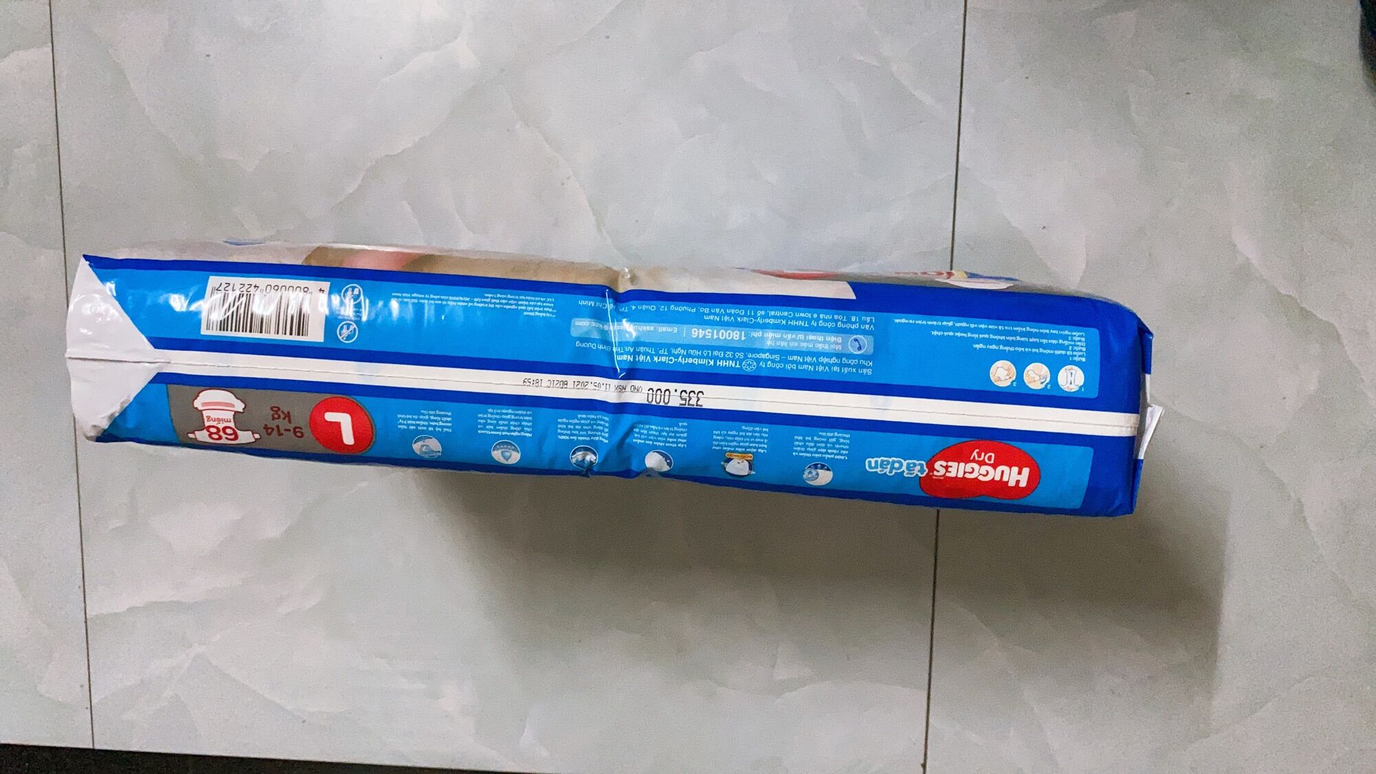 [HCM]Tả dán Huggies size L68