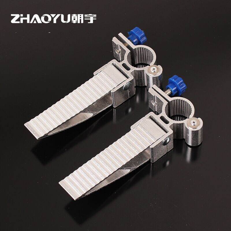 Ghế câu cá mẫu mới bàn đạp ghế câu chân bàn đạp dụng cụ câu cá đạp chân gấp hợp kim nhôm dày dặn dẫm chân phụ kiện ghế câu cá