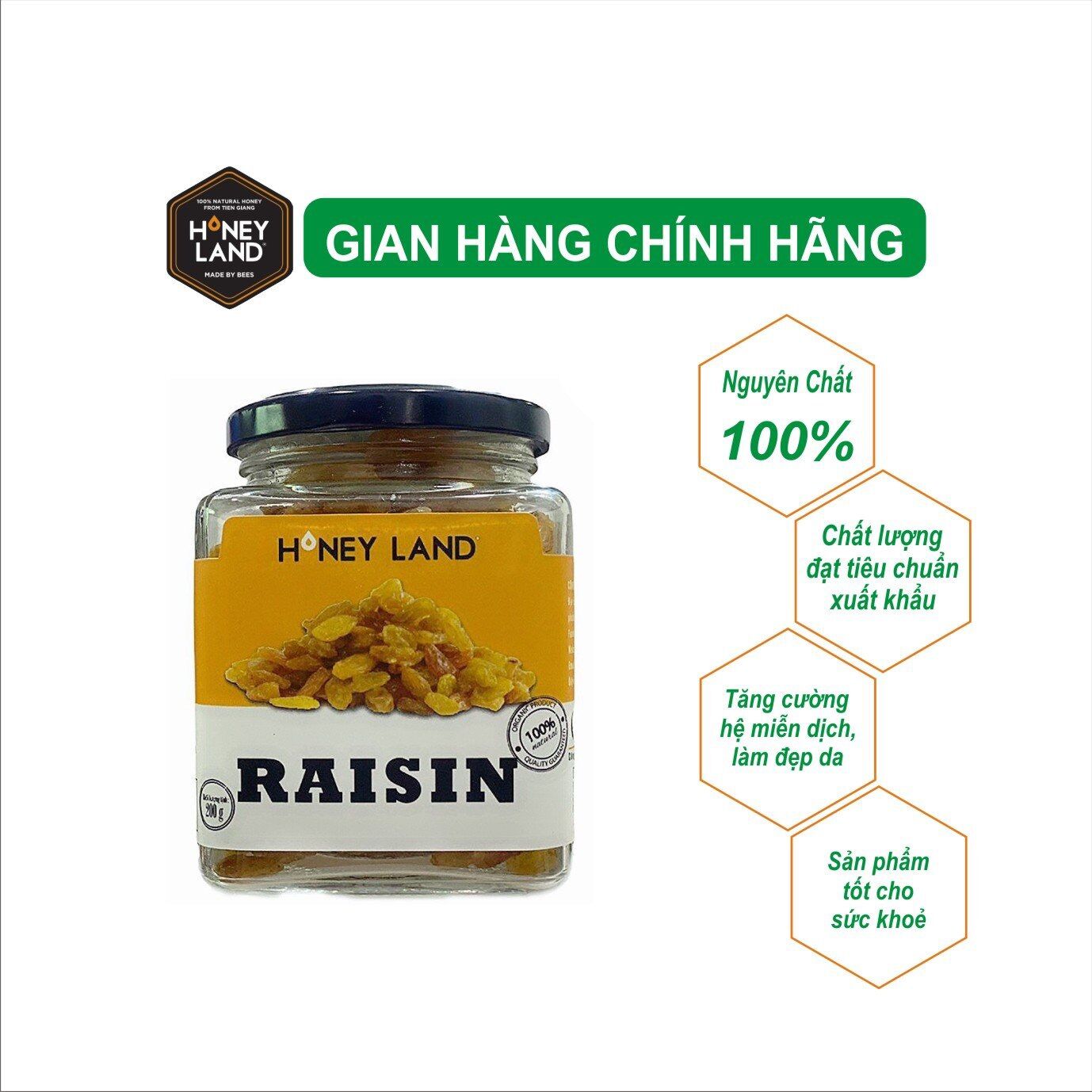 Nho khô honeyland 200g