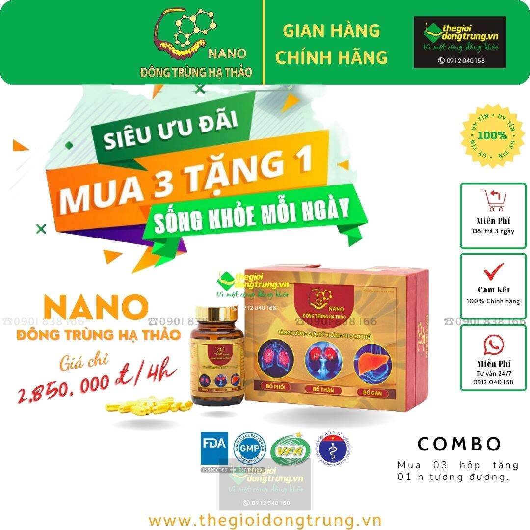 Viên Nang Nano Đông Trùng Hạ Thảo