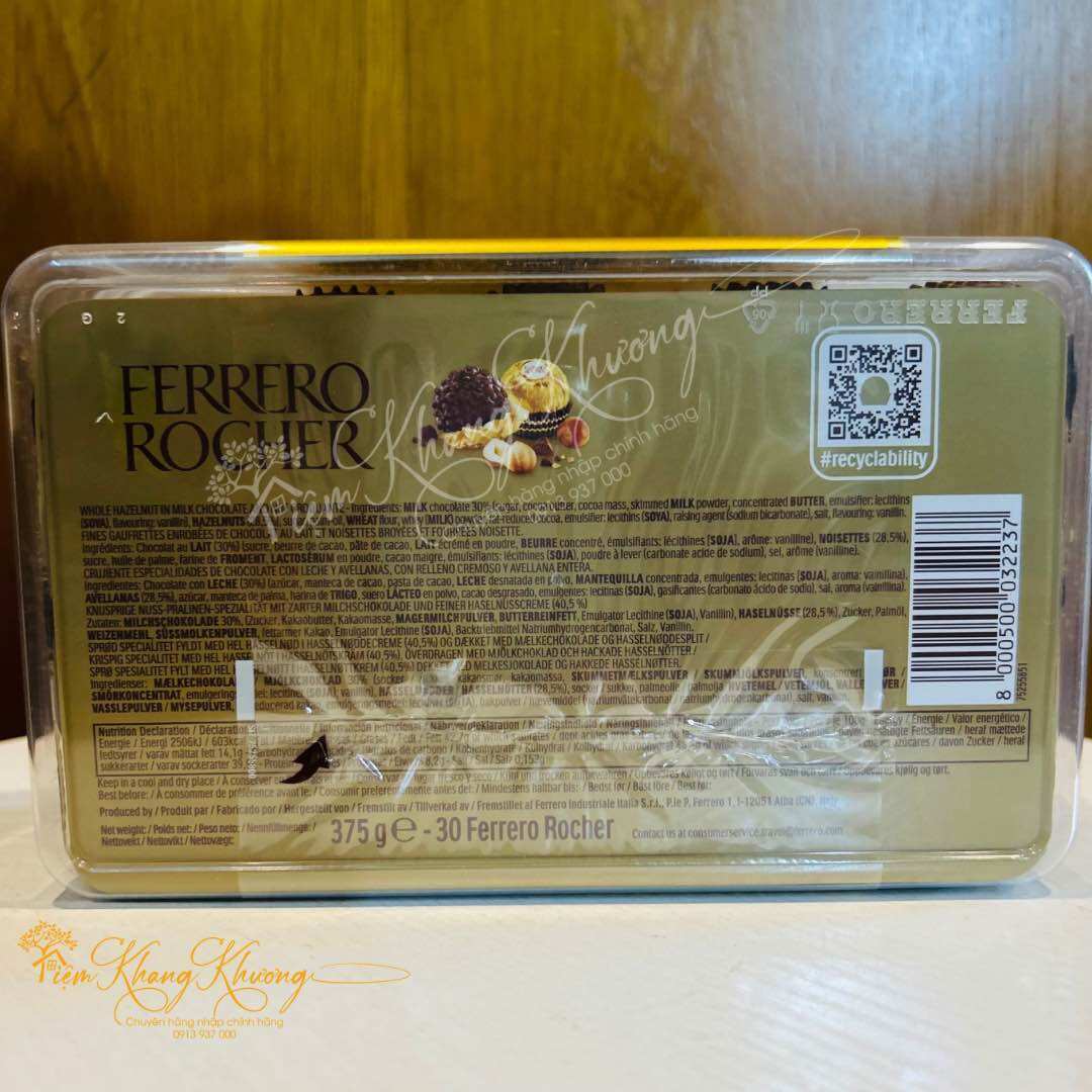 (DATE: 04-07/2026) KẸO SOCOLA FERRERO ROCHER - 16/24/30/48 Viên