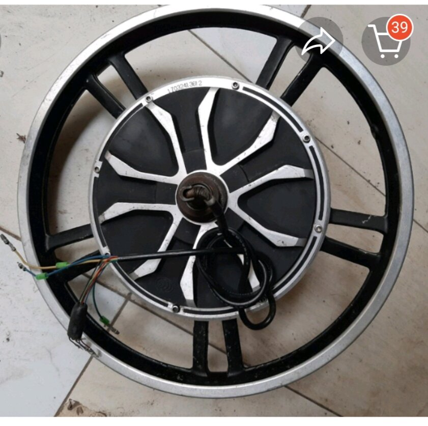 Động cơ xe điện vành đúc 18*2.125 và 18*2.5 hàng tháo xe( hình ảnh minh hoạ)