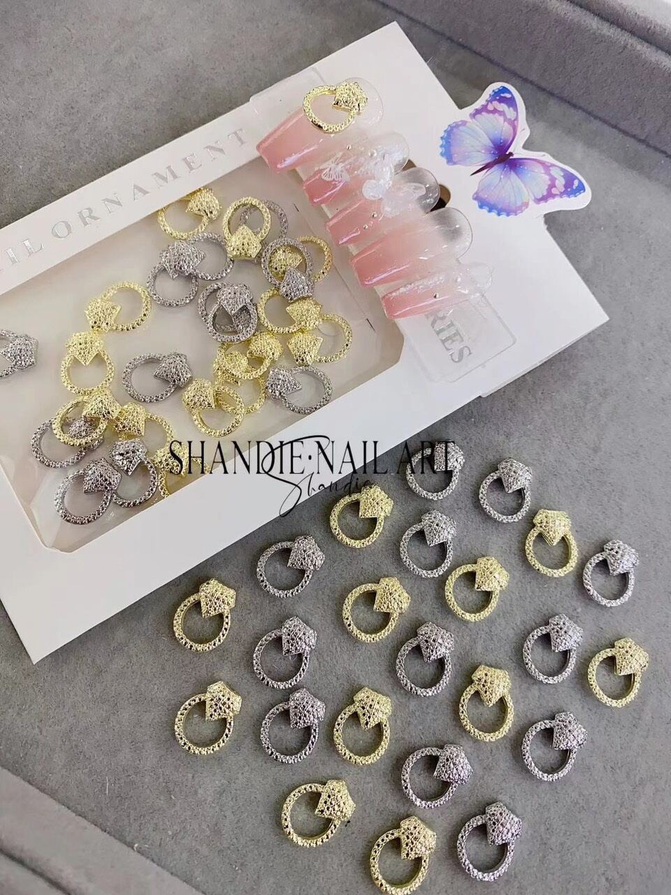 Set charm đính móng