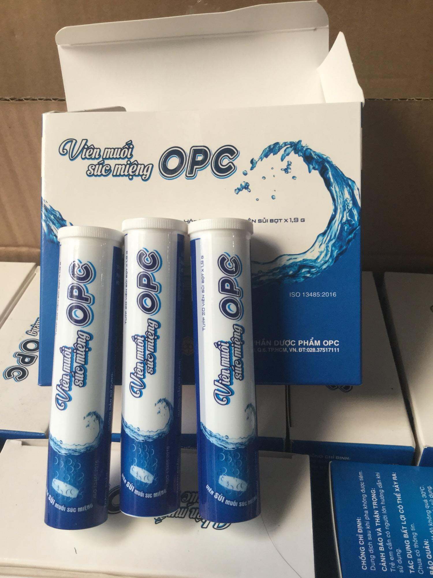 Viên muối súc miệng OPC ( Tuýp 20 viên )