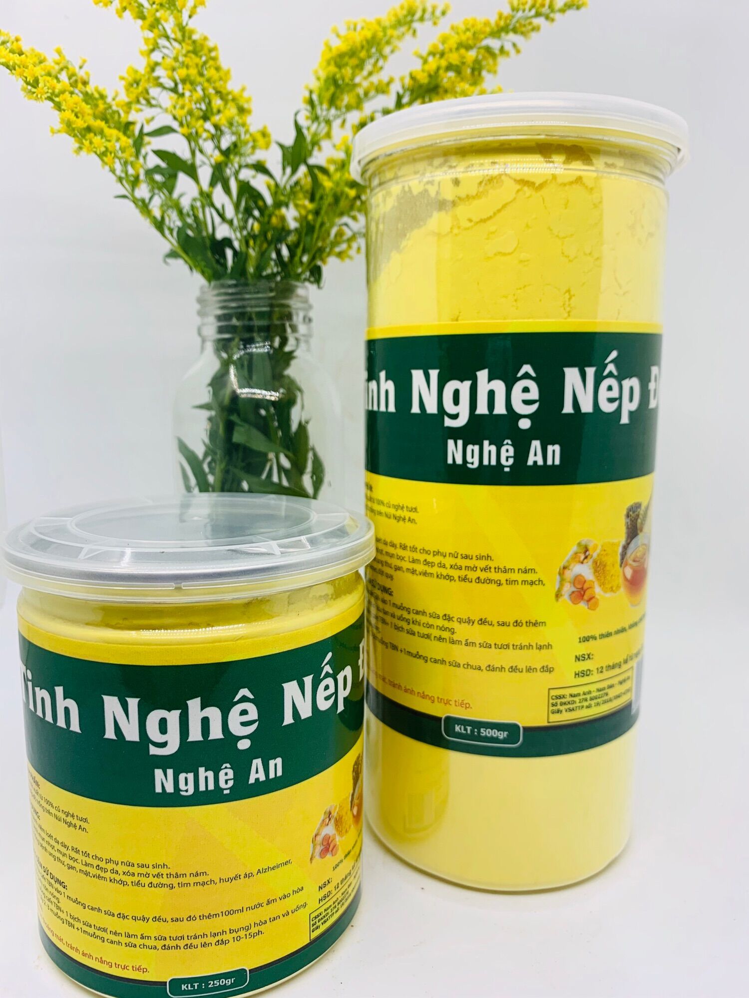Tinh bột nghệ nếp đỏ Nghệ An 250g