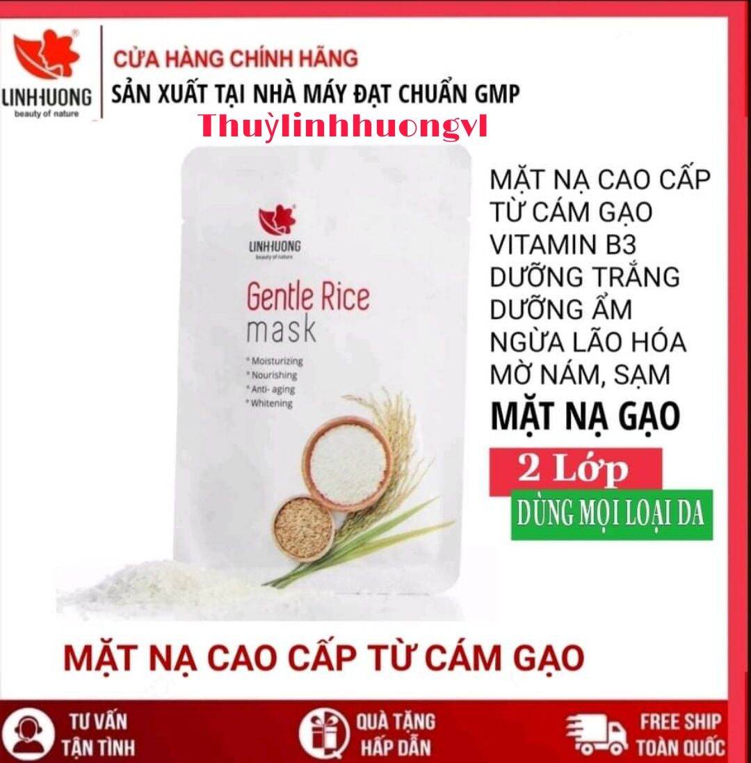 Mặt Nạ Gạo Dưỡng Da Linh Huong