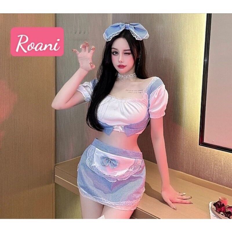 Bộ váy cosplay người hầu sexy đồ ngủ quyến rũ