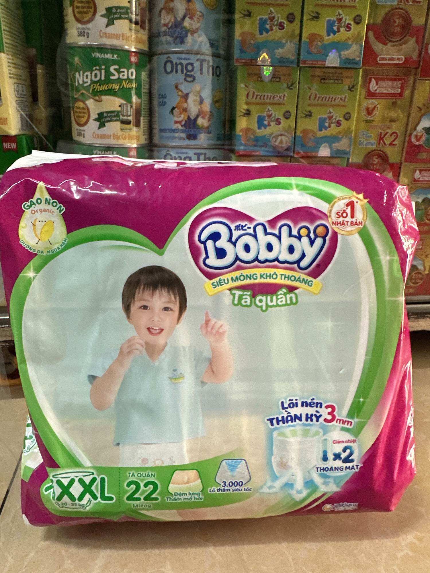 Tả quần Bobby Size XXXL 22 Miêng ( Bé 20-35kg)