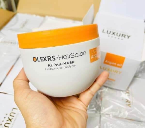 Kem ủ tóc bóng mượt olexrs hair salon 500ml cam kết chính hãng