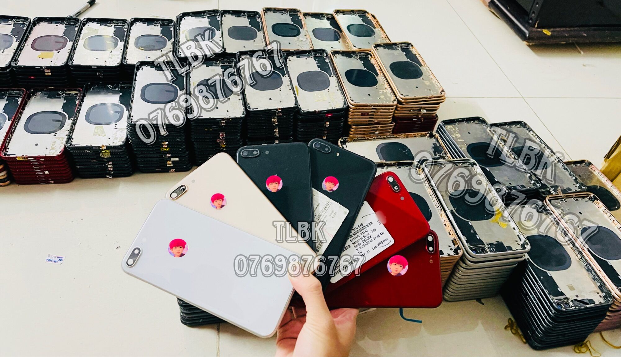 Vỏ ip 8p zin phẩy lành sạch chuẩn 90-95-97% cam kết zin bóc 100%