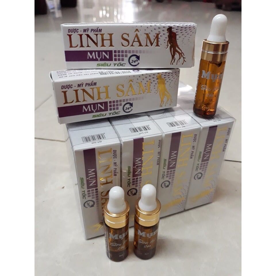 SĨ- 24TIP (2 LỐ) MỤN SIÊU TỐC 24H LINH SÂM - CHẤM MỤN LINH SÂM
