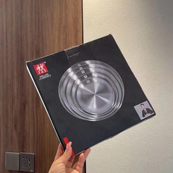 Bộ 5 đĩa inox bền . Bộ đĩa đa năng