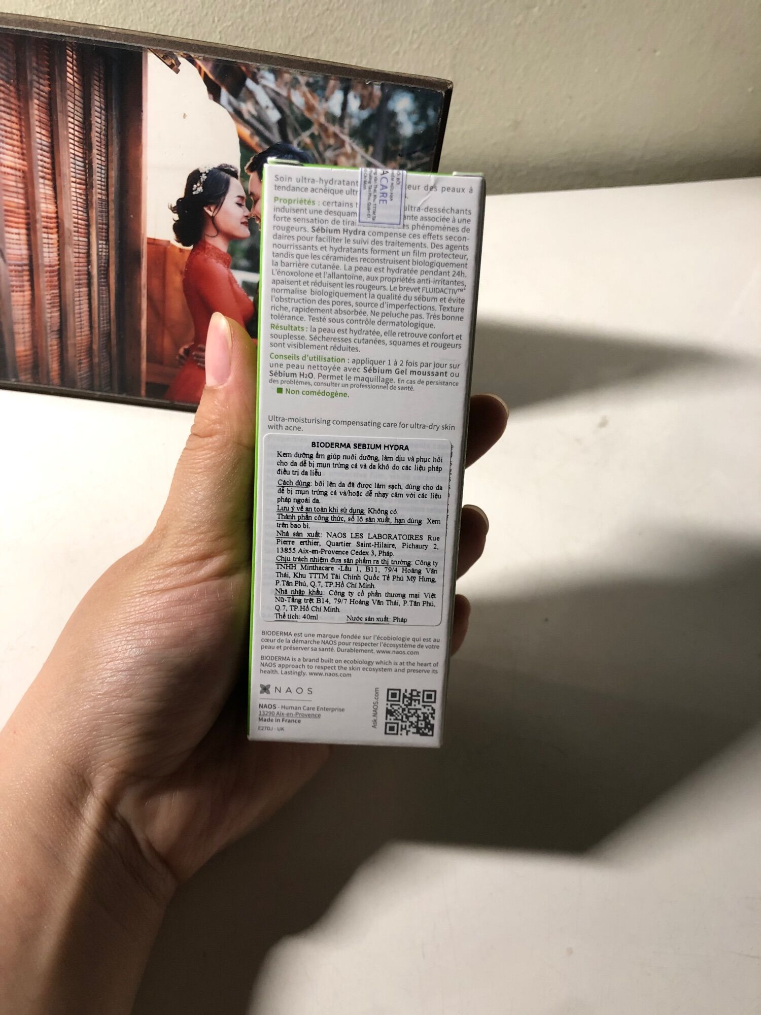 Kem dưỡng ẩm Bioderma Sebium Hydra- 40ml
