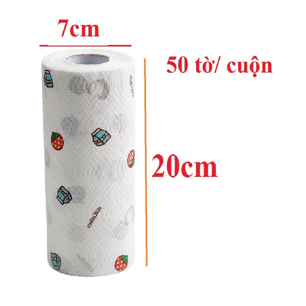 Cuộn khăn giấy lau bếp đa năng 25cm