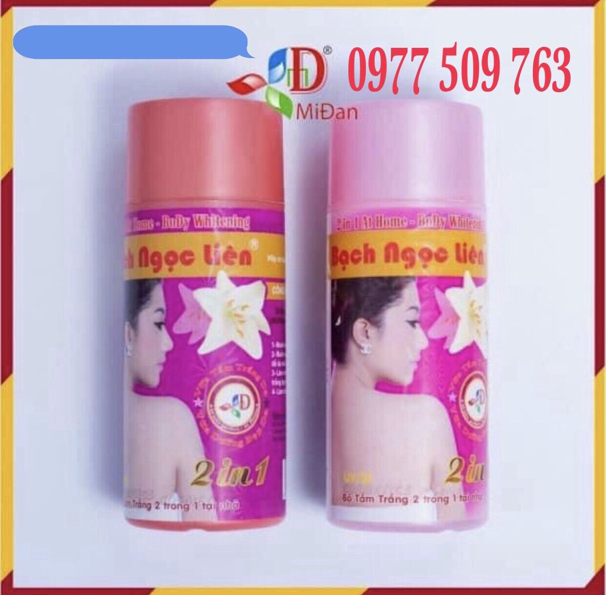 5 hộp - Tắm trắng Body Bạch Ngọc Liên 200gr