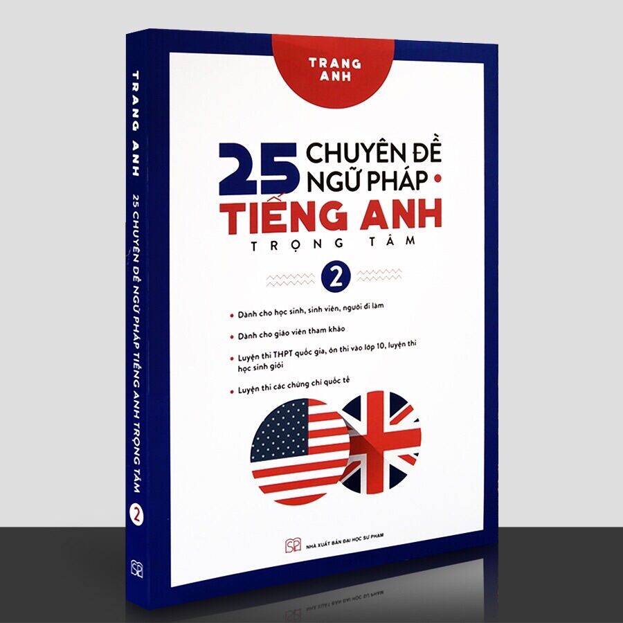 Sách - (Combo 2 tập) 25 chuyên đề ngữ pháp tiếng Anh trọng tâm