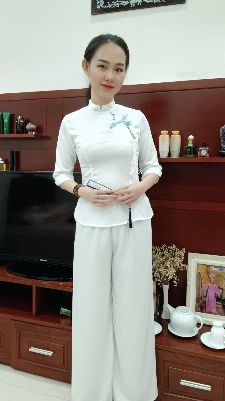 ĐỒ LAM ĐI CHÙA MẪU NỮ THÊU HẠT VẢI LỤA LOẠI 1