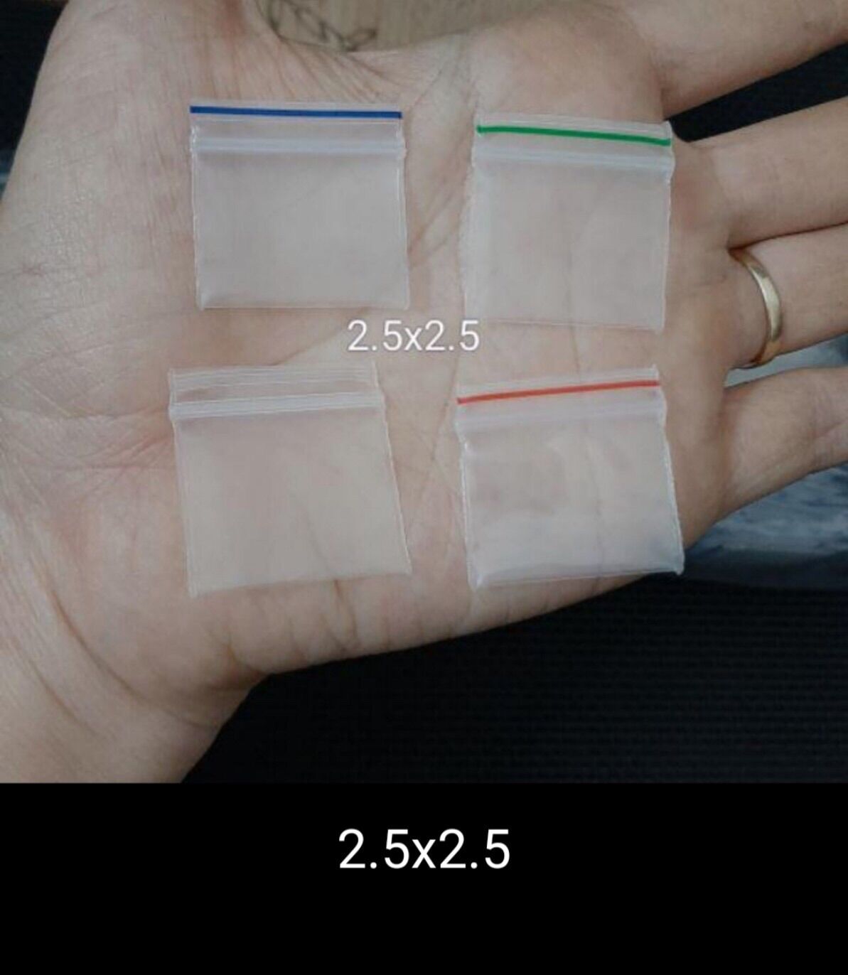 100c túi zip mi ni đựng đồ trang sức chọn size