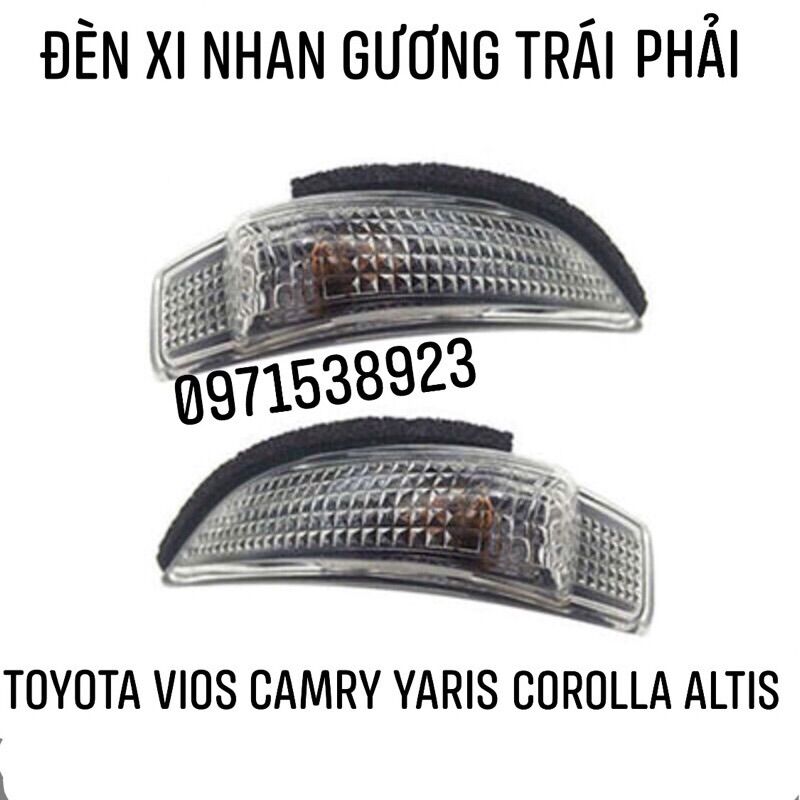 Đèn xi nhan gương toyota vios camry yaris corolla altis hàng cao cấp giá rẻ