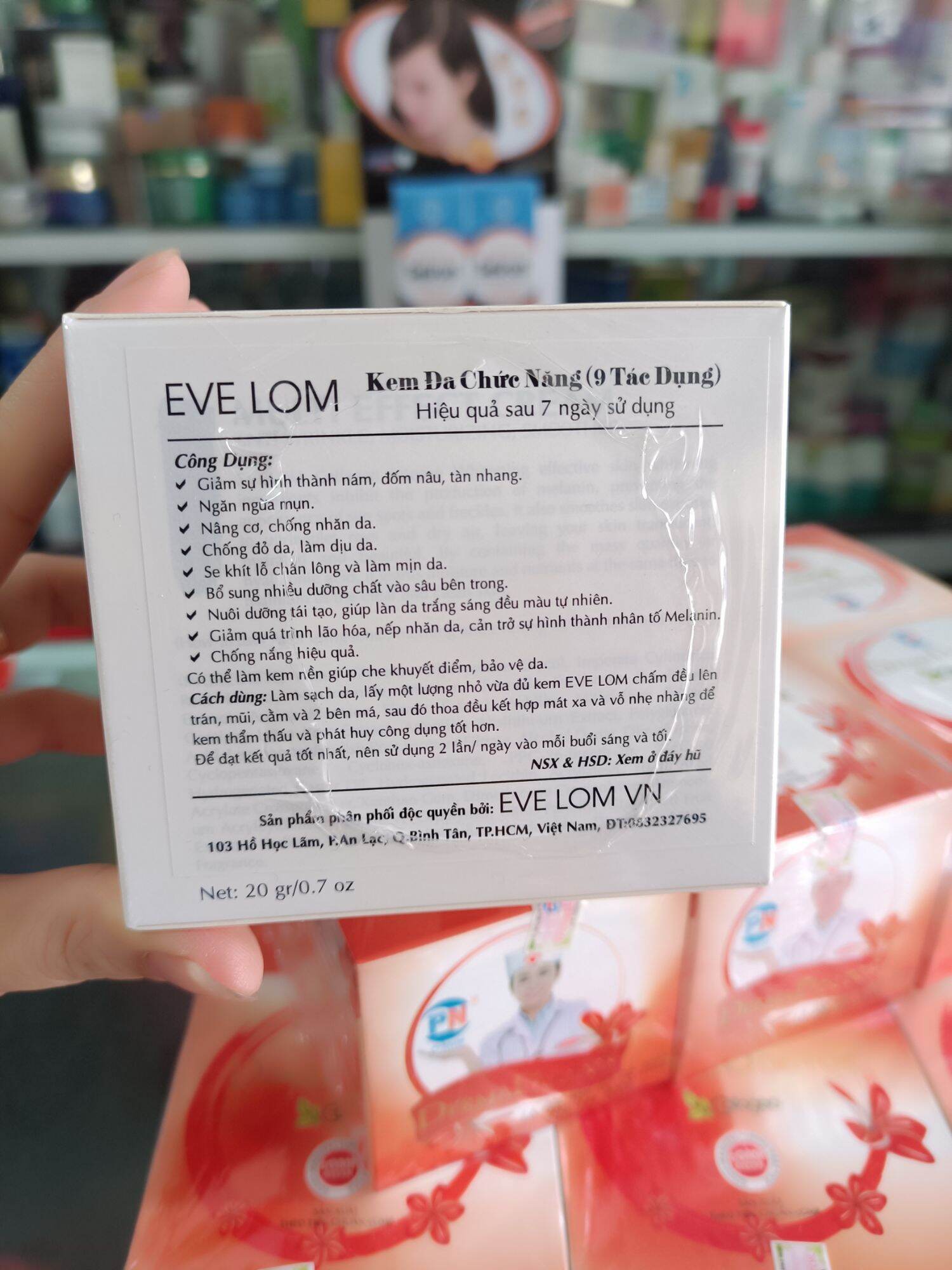 Kem dưỡng evelom 9 tác dụng